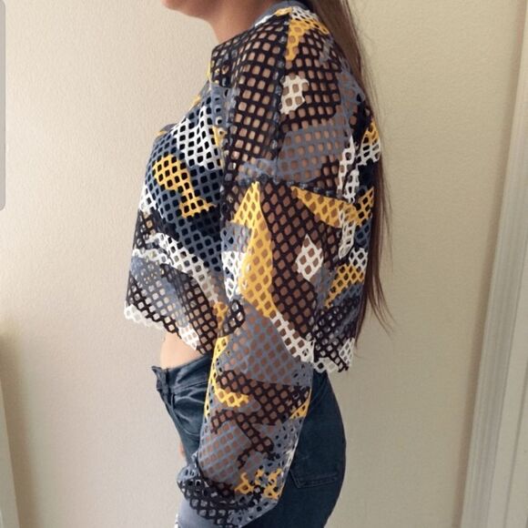 Fashion nova Camo print cut up sweatshirt - Picture 6 of 8